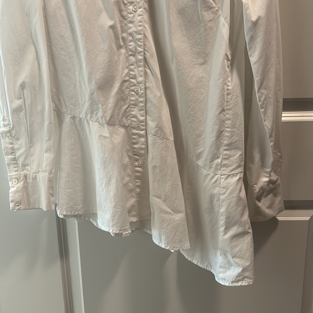 Veronica Beard White Button Down Collared Shirt A… - image 4